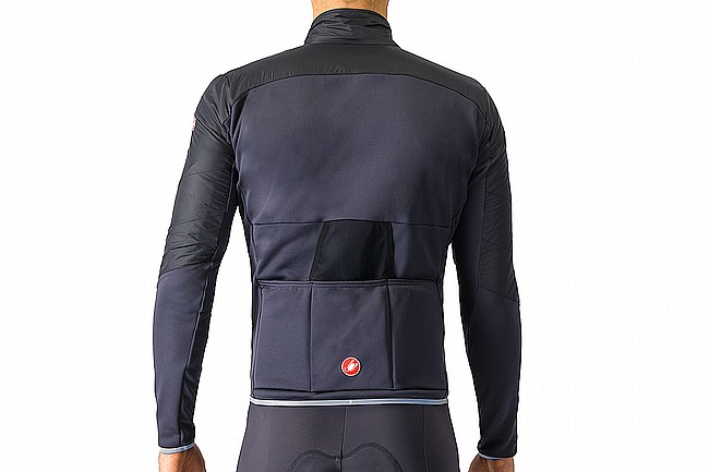 Castelli Mens Ulimited Jacket Light Black/Dark Grey