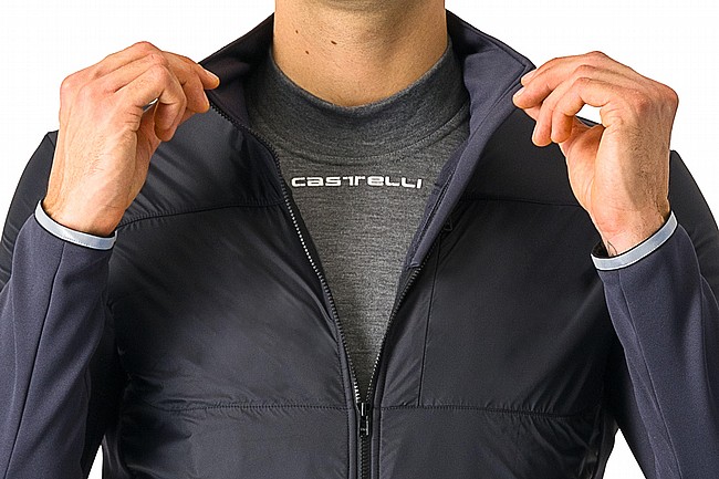 Castelli Mens Ulimited Jacket Light Black/Dark Grey