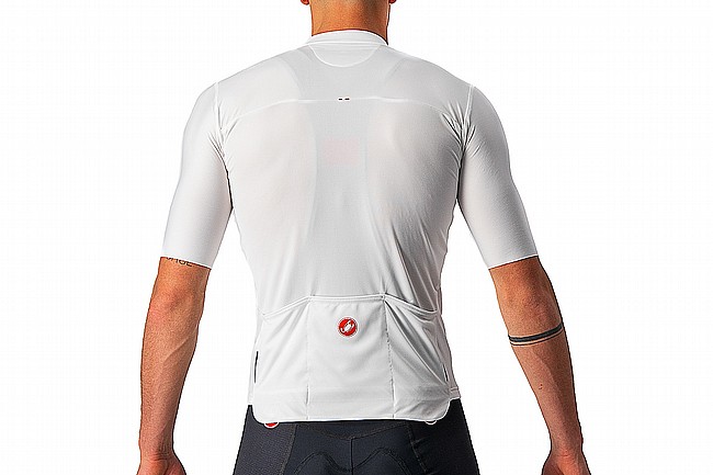 Castelli Mens Prologo 7 Jersey Ivory/Light Black-Red