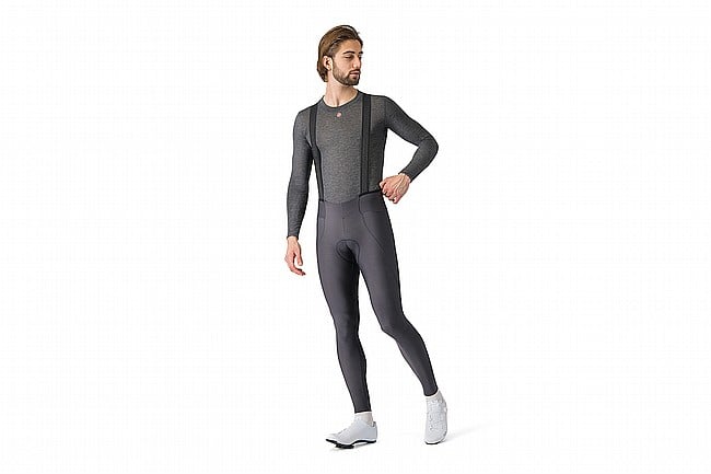 Castelli Mens Medio Baselayer LS Melange Grey