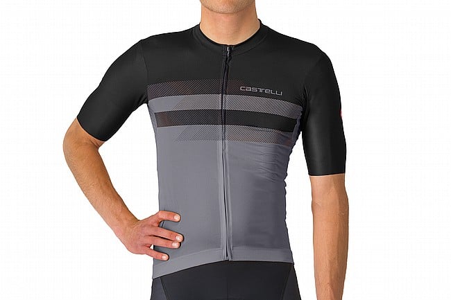 Castelli Mens Simbolo Jersey Smokey Grey/Black