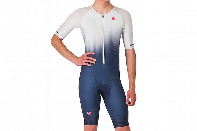 Castelli Mens Core Tri Suit Short Sleeve Belgian Blue/White
