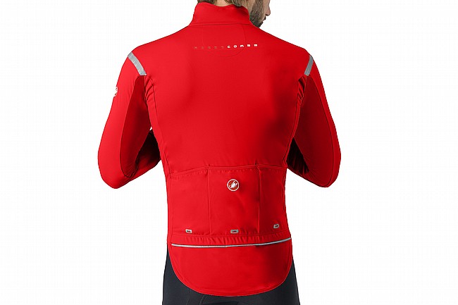 Castelli Mens Perfetto RoS 3 Jacket Rich Red/Black Reflex