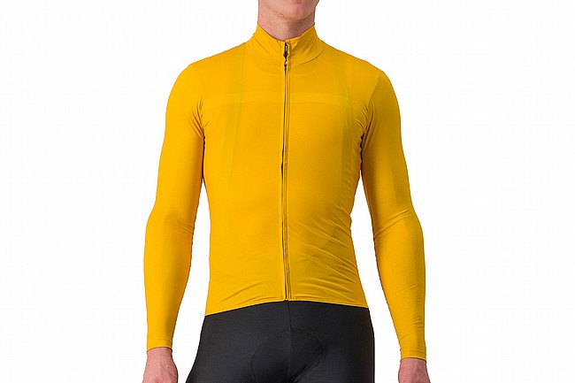 Castelli Mens Pro Thermal Mid LS Jersey Goldenrod