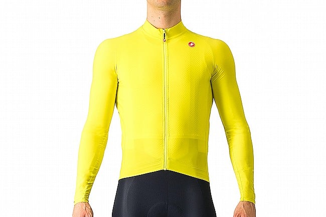 Castelli Mens Aero Race LS Jersey Sulphur