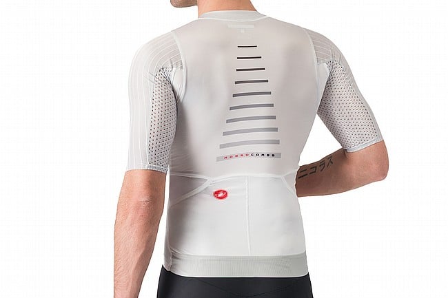 Castelli Mens Free Speed 3 Race Top White/Silver Grey