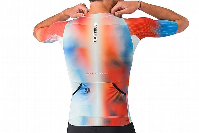 Castelli Mens Free Speed 3 Race Top Paprika/Winter Sky