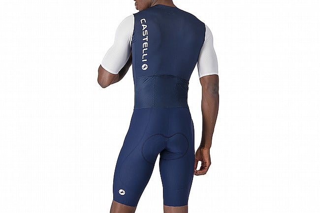Castelli Mens Saturday Morning Skinsuit Belgian Blue/White