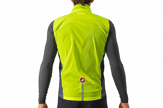 Castelli Mens Squadra Stretch Vest Electric Lime/Dark Gray