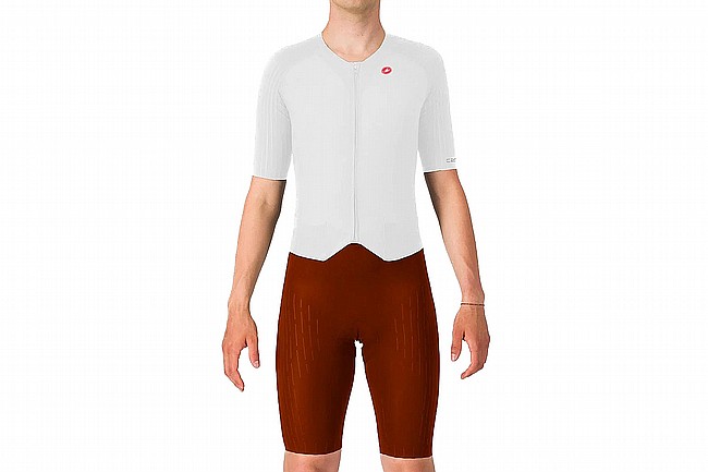 Castelli Mens Sanremo S Speed Suit White/Deep Mocha