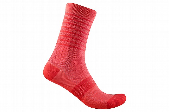 Castelli Womens Superleggera 12 Sock Brilliant Pink