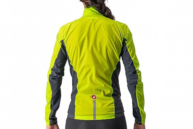 Castelli Womens Squadra Stretch Jacket Electric Lime/Dark Gray