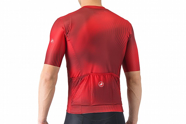 Castelli Mens Vortice Jersey Red/Rich Red