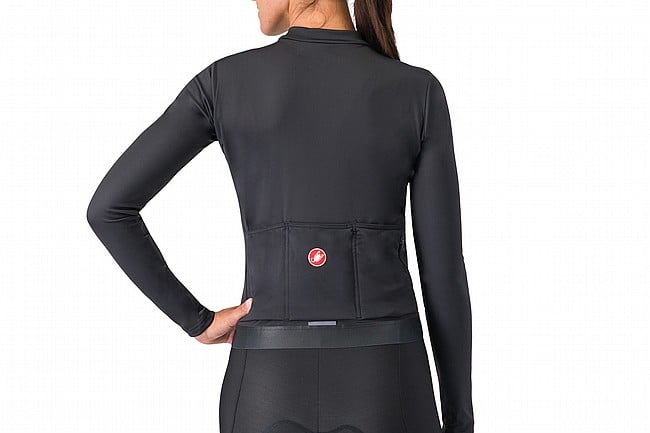 Castelli Womens Espresso Thermal Jersey Light Black