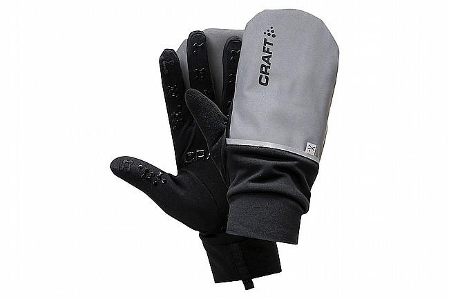 Craft Hybrid Weather Glove Silver/Black