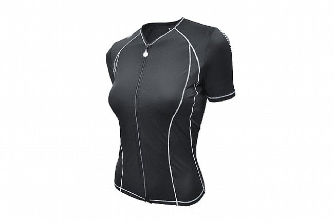 De Soto Womens Skin Cooler Tri Top Black