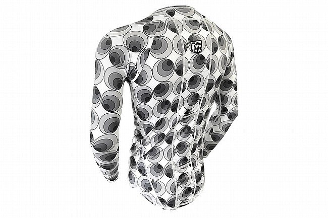 De Soto Mens Skin Cooler Long Sleeve Top Grey Circles