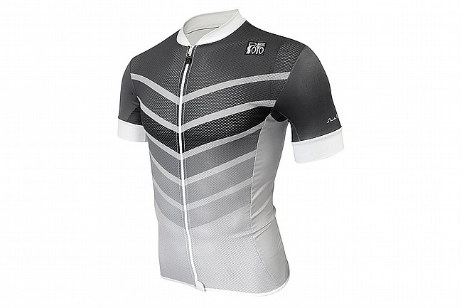 De Soto Mens Skincooler Full Zip Tri Top Grey Chevron