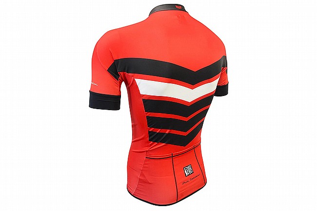 De Soto Mens Skincooler Full Zip Tri Top Red Chevron