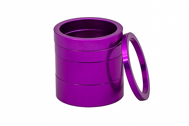 Chris King Headset Spacer Kit 2 3D Violet - Polished