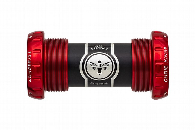 Chris King ThreadFit 24mm Bottom Bracket Red