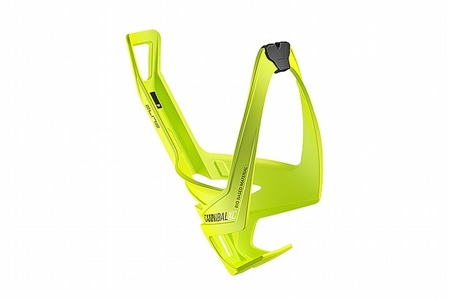 Elite Cannibal XC Bio-Based Bottle Cage Yellow Fluo Black Graphic