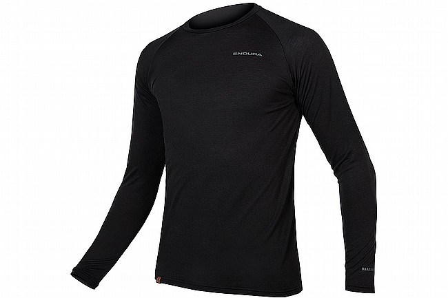 Endura BaaBaa Merino Long Sleeve Base Layer Black