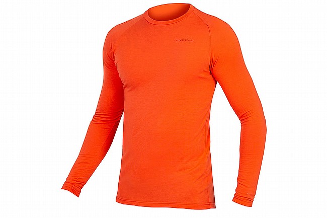 Endura BaaBaa Merino Long Sleeve Base Layer Paprika