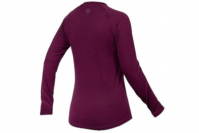 Endura Womens BaaBaa Blend L/S Baselayer Aubergine