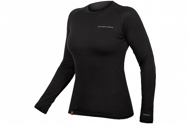 Endura Womens BaaBaa Blend L/S Baselayer Black