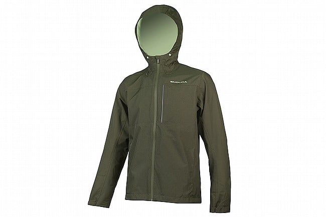 Endura Mens Hummvee Waterproof Hooded Jacket Bottle Green