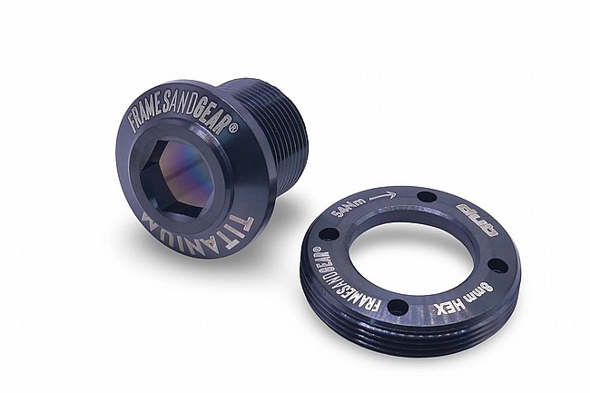 Frames And Gear Titanium Crank Covert Bolts For Sram DUB Black