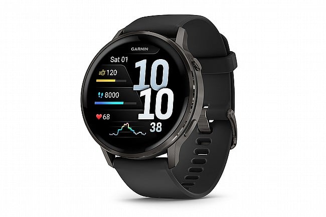 Garmin Venu 4 GPS Watch 45mm - Slate/Black Band