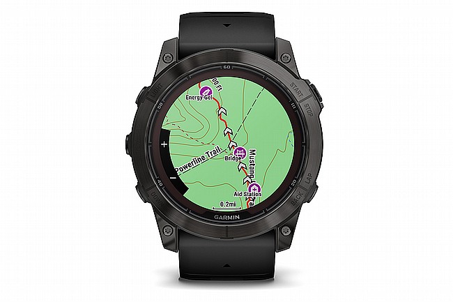 Garmin Fenix 7X Pro Sapphire Solar GPS Watch GPS Tracking & Mapping