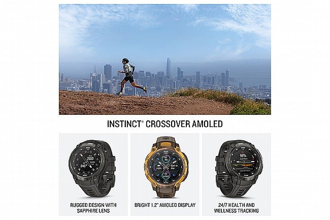 Garmin Instinct Crossover AMOLED GPS Watch 