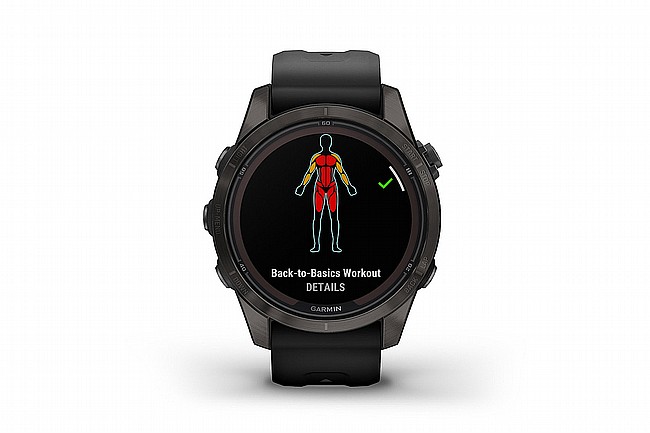Garmin Fenix 7S Pro Sapphire Solar GPS Watch Workout Suggestions