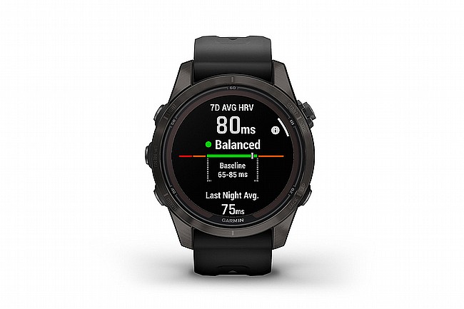 Garmin Fenix 7S Pro Sapphire Solar GPS Watch Heart Rate Variability