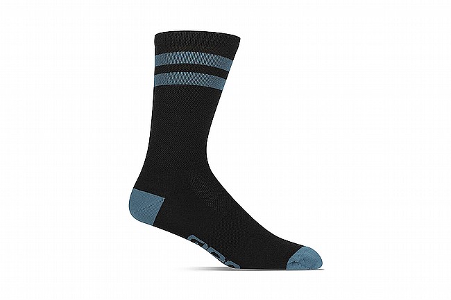 Giro Winter Merino Wool Sock Black/Harbor Blue