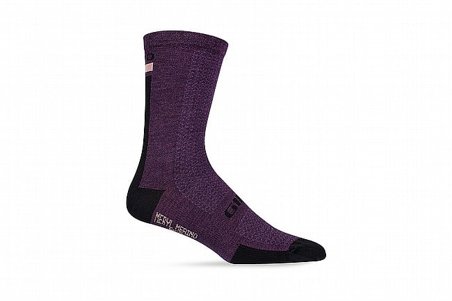 Giro HRC Merino Wool Sock Dusty Purple/Black