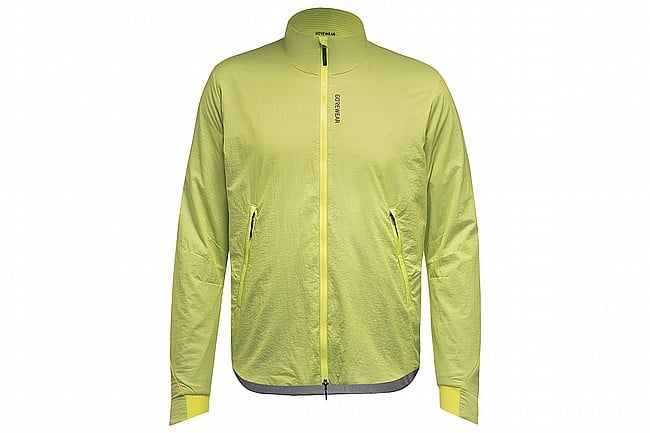 Gore Wear Mens Concurve Windstopper Insulated Jacket Lime Yellow