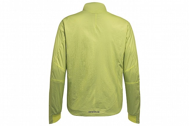 Gore Wear Mens Concurve Windstopper Insulated Jacket Lime Yellow