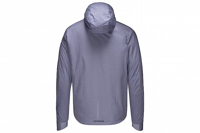 Gore Wear Mens Concurve Windstopper Insulated Hooded Jacket Amethyst Grey
