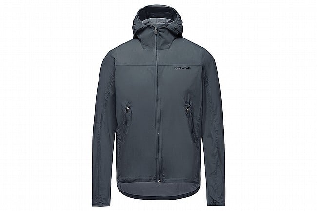 Gore Wear Mens Fernflow Hooded Windbreaker Lab Graphite