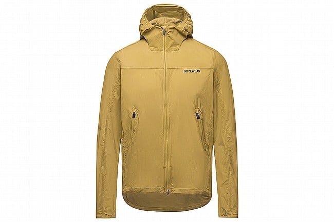 Gore Wear Mens Fernflow Hooded Windbreaker Tuscan Sand