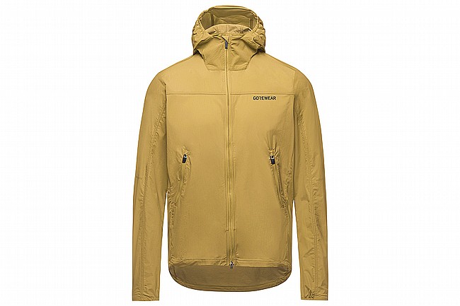Gore Wear Mens Fernflow Hooded Windbreaker Tuscan Sand