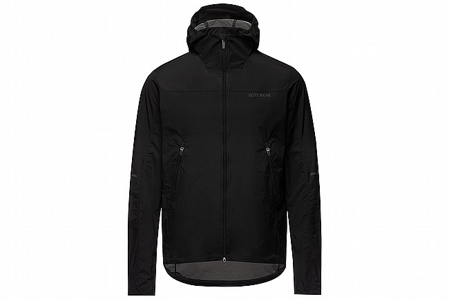 Gore Wear Mens Fernflow Hooded Windbreaker Black
