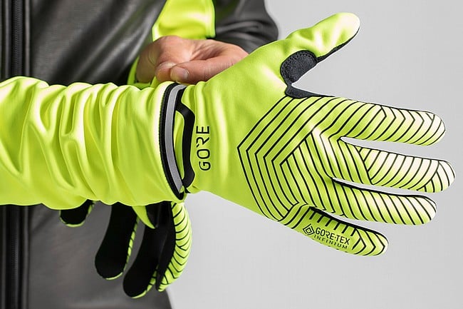 Gore Wear C3 Gore-Tex Infinium Stretch Mid Gloves Neon Yellow/Black