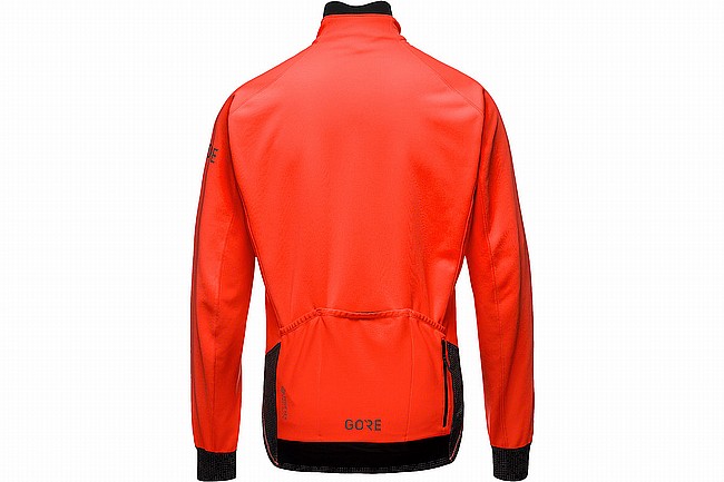 Gore Wear Mens C5 Gore-Tex Infinium Thermo Jacket Black/Fireball
