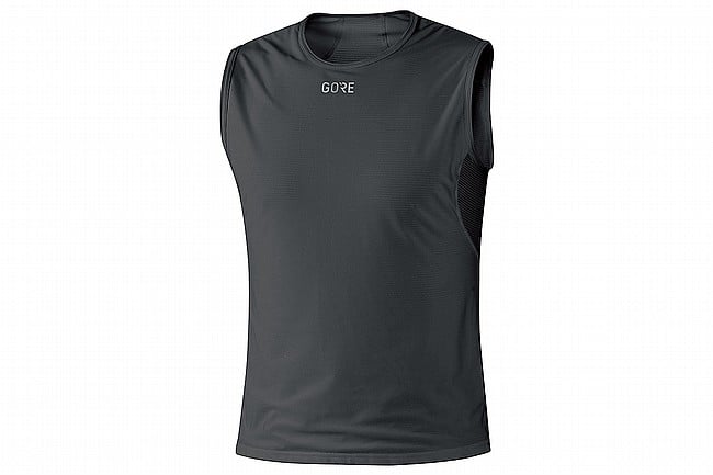 Gore Wear Mens Windstopper Baselayer Sleeveless Shirt Black