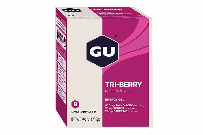 GU Energy Gels (Box of 8) Triberry